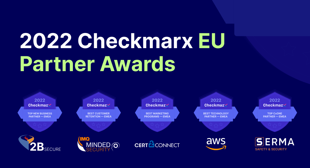 Five partners are named as winners of the 2022 Checkmarx EU Partner Awards