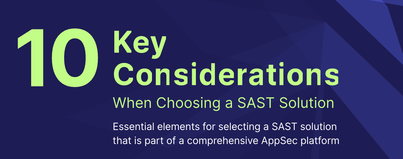 SAST 10 Key Consideration 2023