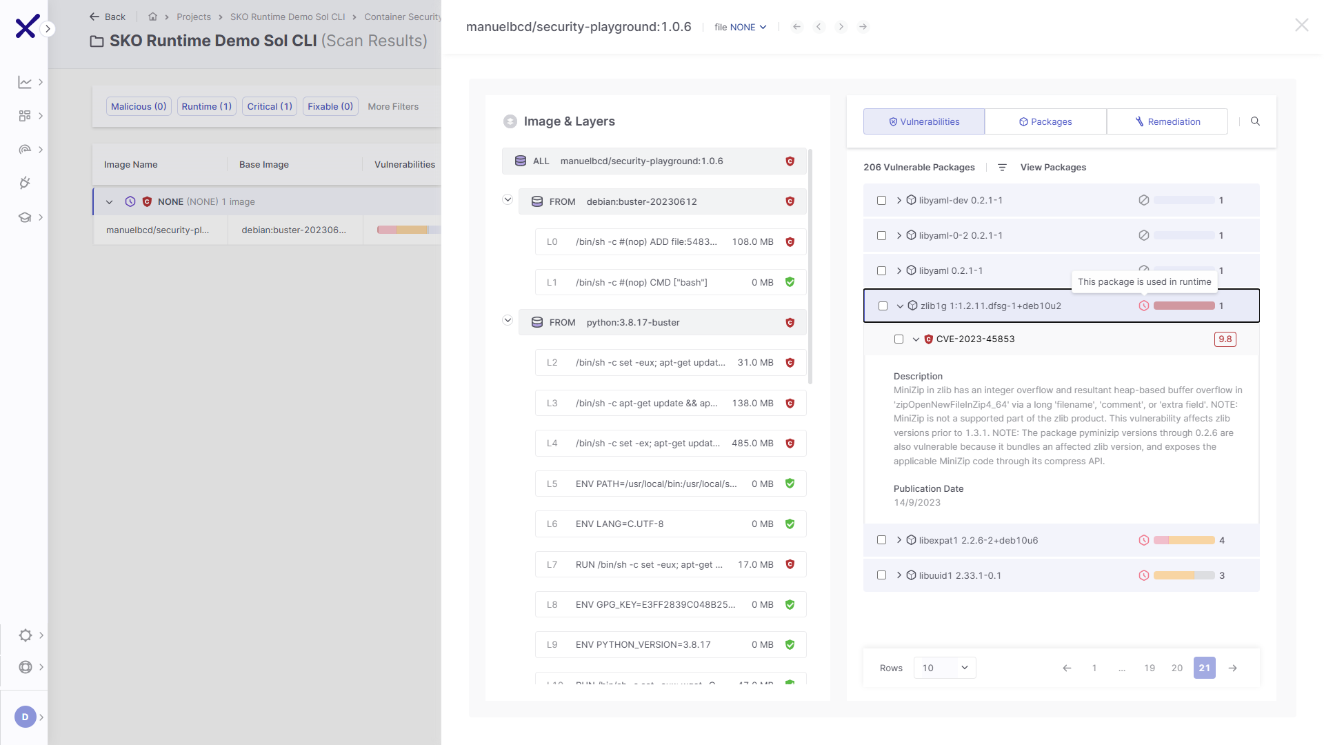 Checkmarx Sysdig - CxOne Container Security integration