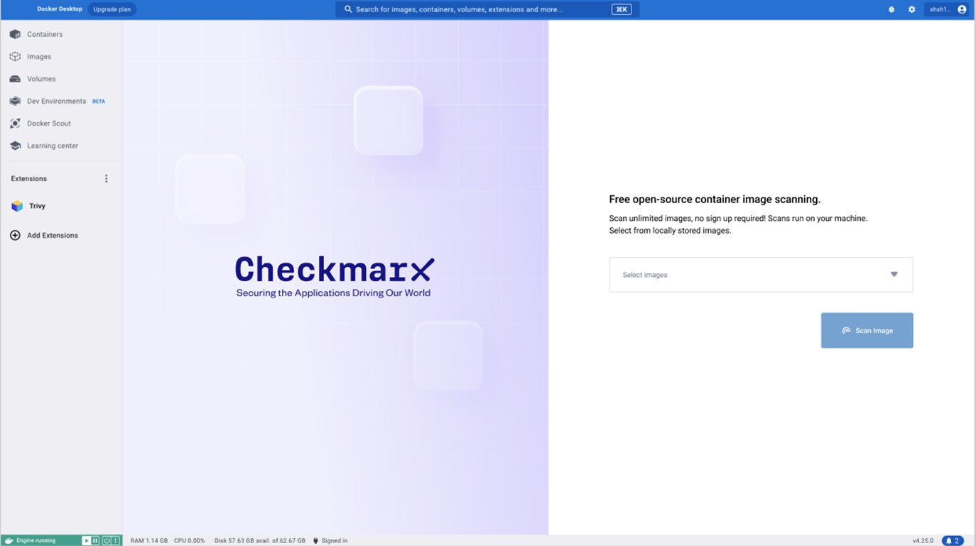 Introducing the Checkmarx Docker Desktop Extension