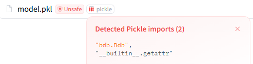 successful pickle scan