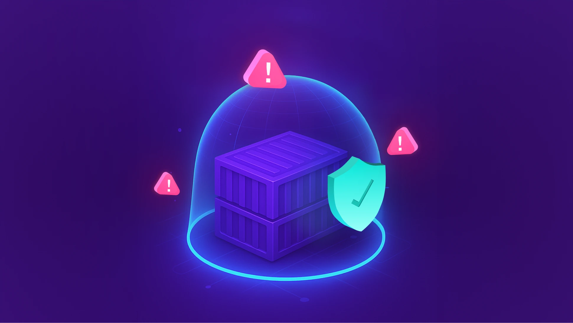Illustration highlighting the importance of future-proofing container security through best practices, contextual scanning, and modern ASPM tools to reduce alert fatigue and protect against security threats.