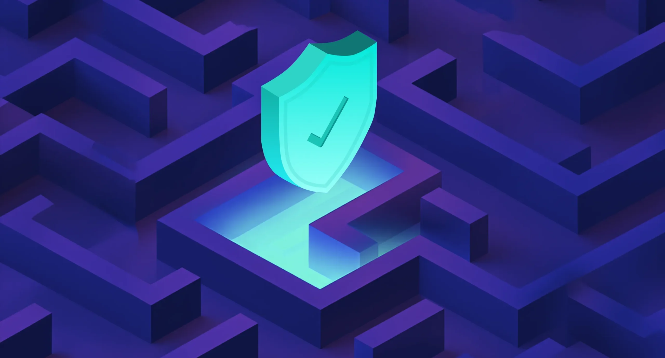 Visual metaphor for securing the cloud-native software supply chain with AI-powered application security.