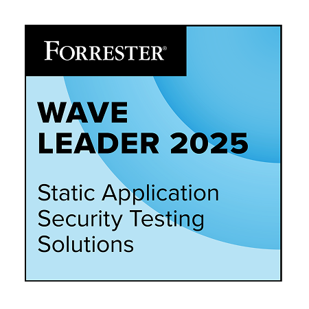 SAST Forrester Wave Leader 2025 Award logo