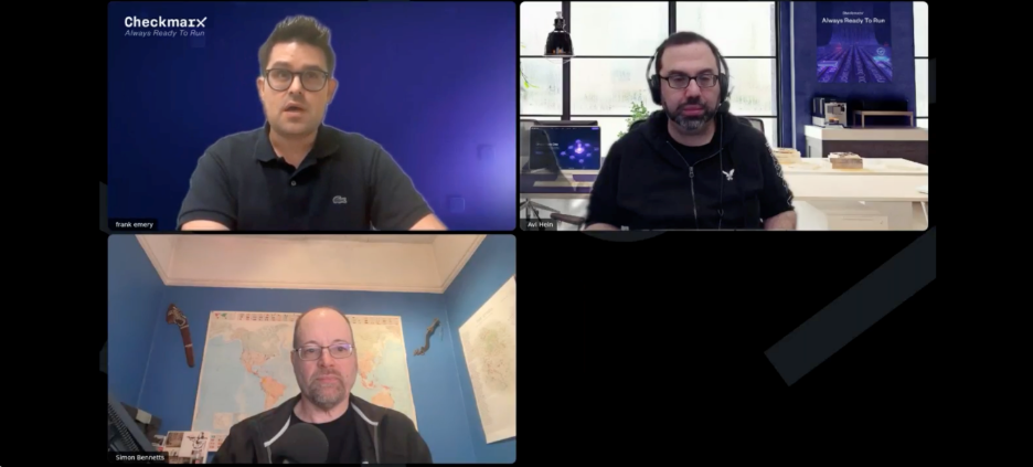 Future of DAST Webinar - live screen for panel