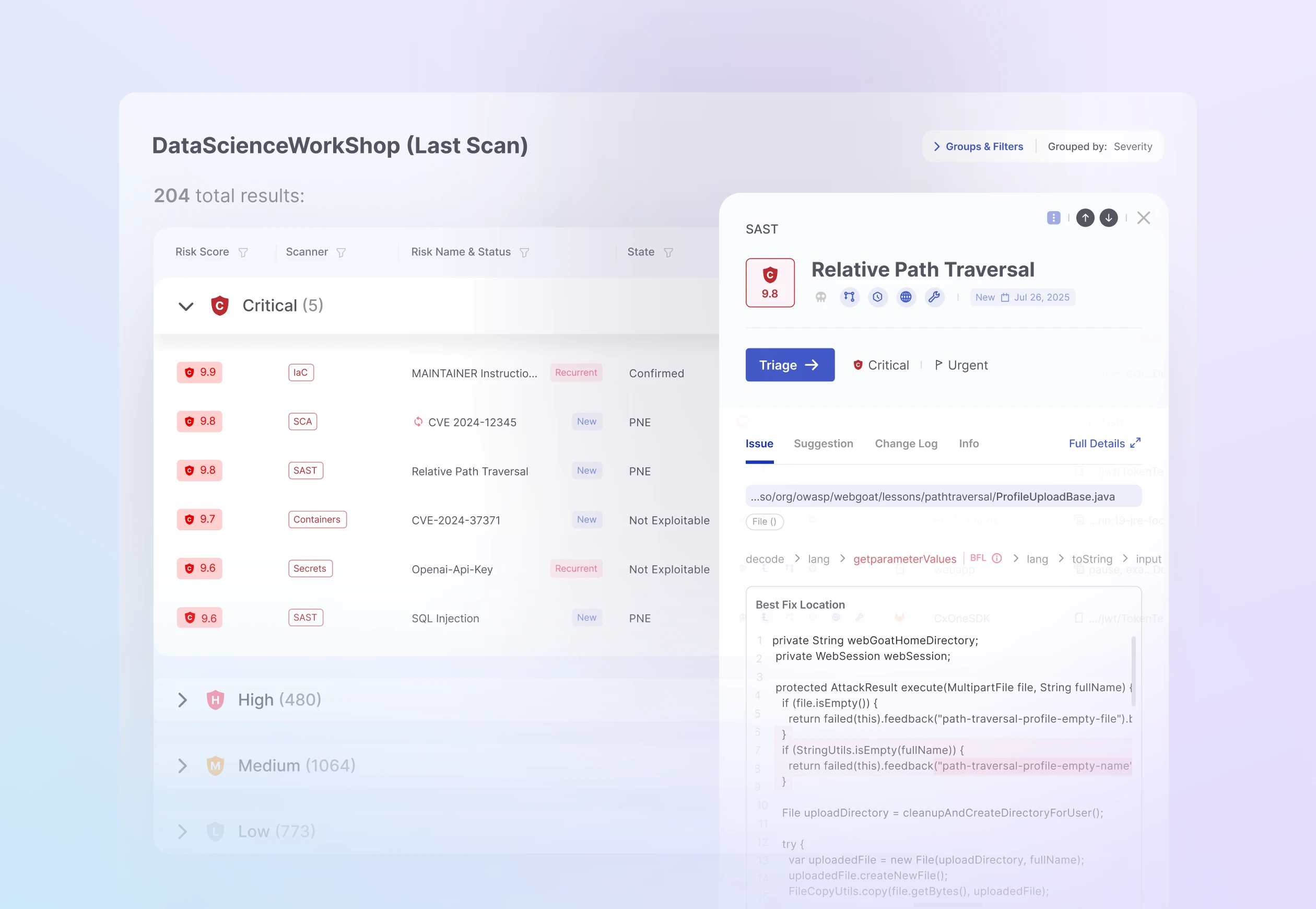 Checkmarx ASPM Context‑Enriched Risk Scoring _