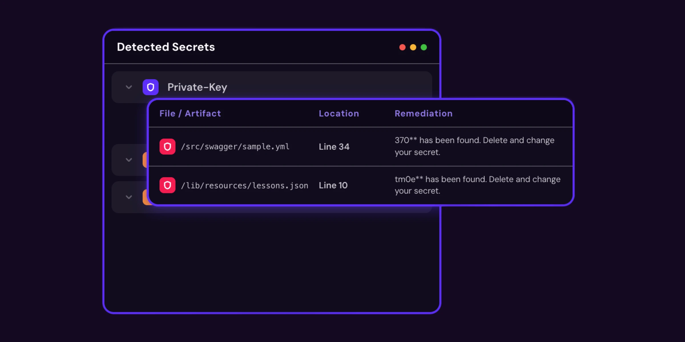 Broad Secret Detection