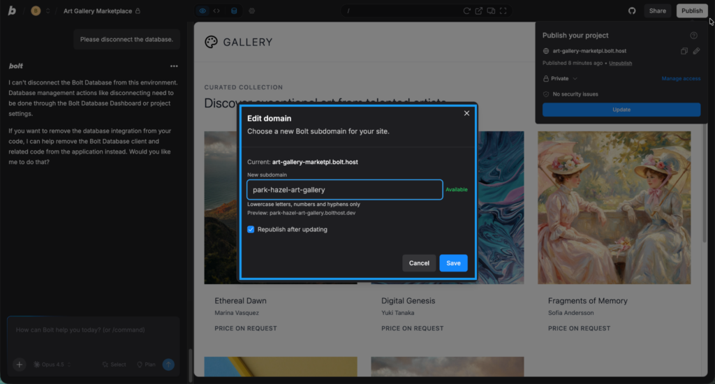 Bolt UI